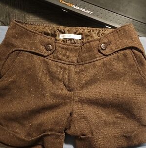 Smart Set Women's Brown Tweed Shorts